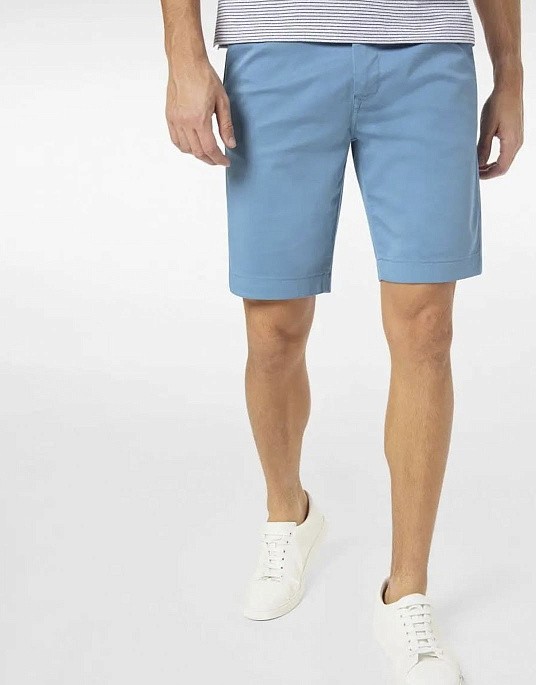 Шорты Pierre Cardin с косым карманом в голубом цвете