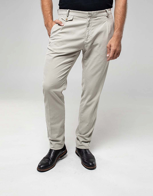 Брюки- флэты из эксклюзивной  коллекции Le Bleu в бежевом цвете