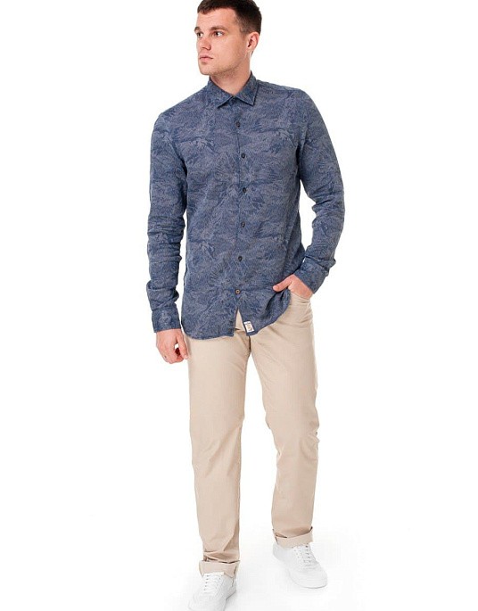 Сорочка Pierre Cardin із серії Denim Story у синьому кольорі