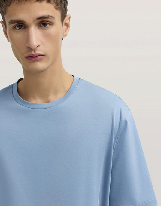 Футболка Bugatti серо-голубого цвета