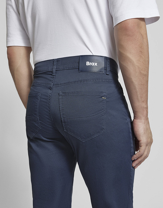 Чоловічі брюки-флети Brax CADIZ ULTRALIGHT у синьому кольорі