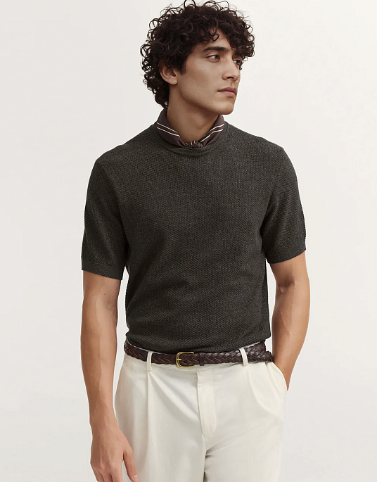 Фактурная футболка Bugatti